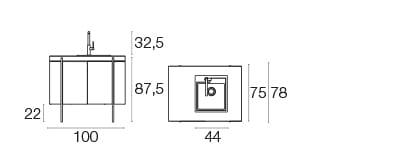 Наружная кухня из алюминия и керамогранита emu Emily ARCH-00064593 - Вид №14