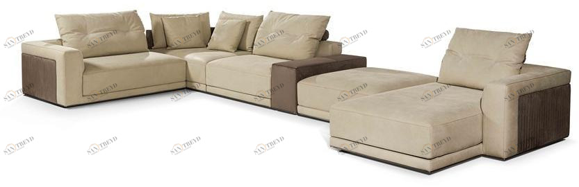 Visionnaire Модульный диван с шезлонгом sun-id-1414025