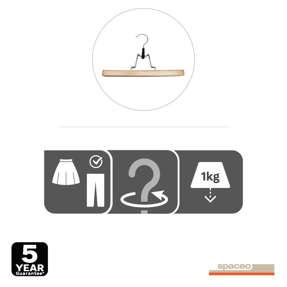 Вешалка-зажим SPACEO с поворотной головкой для деликатной одежды 82680667 Вешалка с зажимами STLM-0033927 - Вид №7
