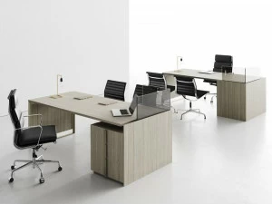 CUF Milano Письменный стол из ламината с комодом Magenta Ma 02 + ma cr