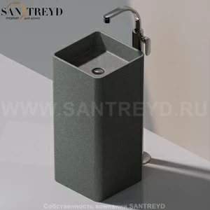 MW40C7037 Напольная раковина стоящая квадратная Ceramica Flaminia Mono