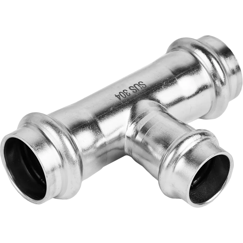 Тройник переходной Rommer 22x18x22 мм ВПр нержавеющая сталь 88011359 STLM-2086376 