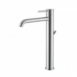 Однорычажный смеситель, высокая версия для верхней раковины, со сливным гарнитуром 1 ”1/4 X-STEEL 316 NEWFORM Италия