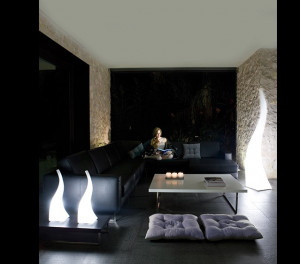 074469 Уличный торшер Mantra Flame