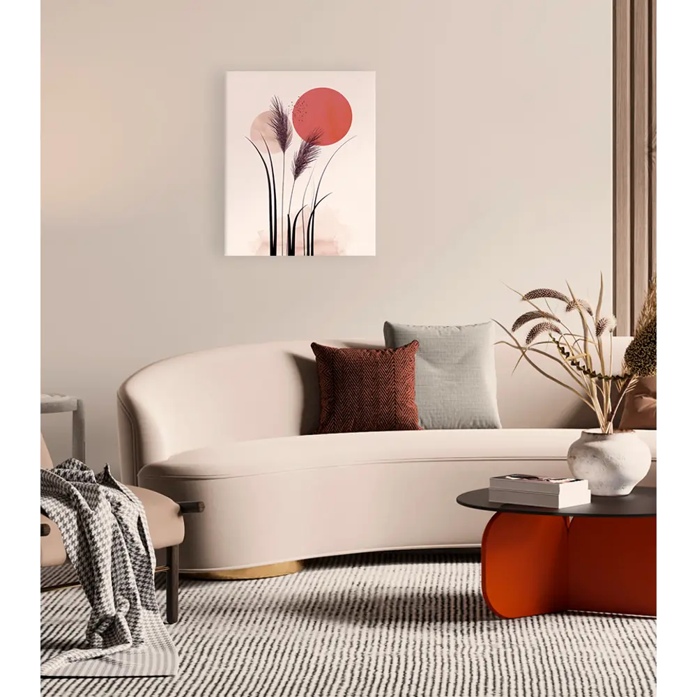 Santreyd Картина Терракотовый закат в современном стиле 40х50 см 89389387 STLM-1492262 - Вид №6