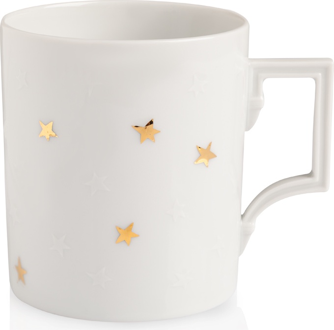 10624893 Meissen Кружка 250мл "Золотые звезды" Фарфор 