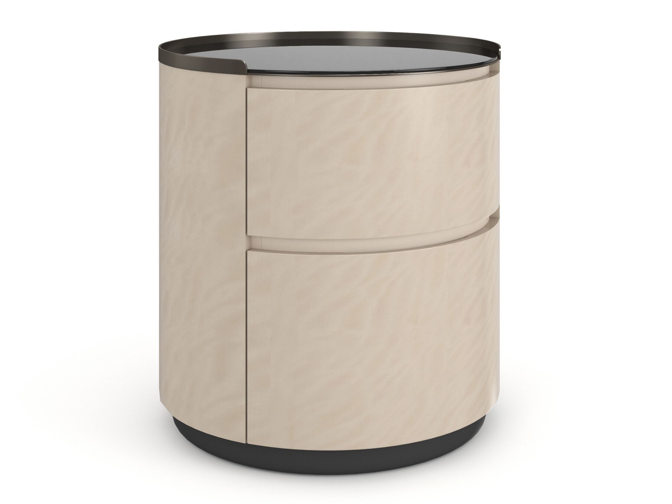 Деревянная круглая тумбочка с ящиками Caracole Muse ARCH-00055256 - Вид №1