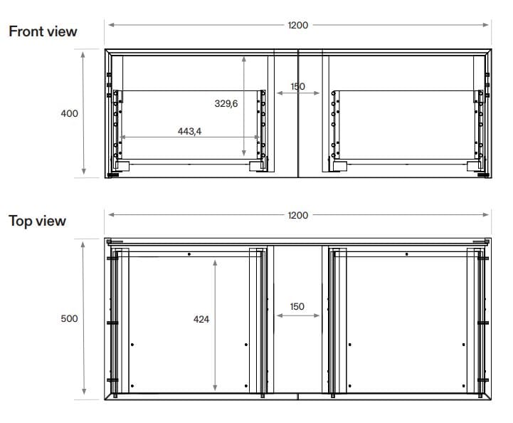 Шкаф для умывальника из массива дерева с ящиками COCOON Maison ARCH-00088802 - Вид №12