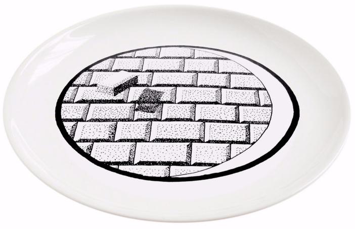 Kiasmo Керамическая тарелка Overlook 2014kddoverf - Вид №1