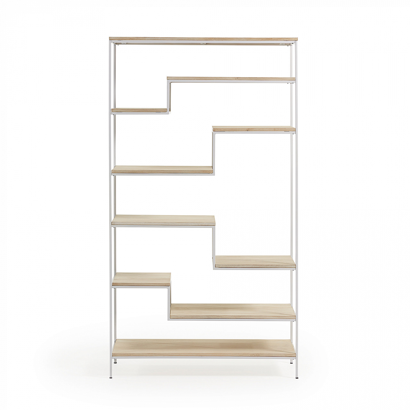 054386 Книжный стеллаж Pyke 100x180 белый La Forma Push  - Вид №1