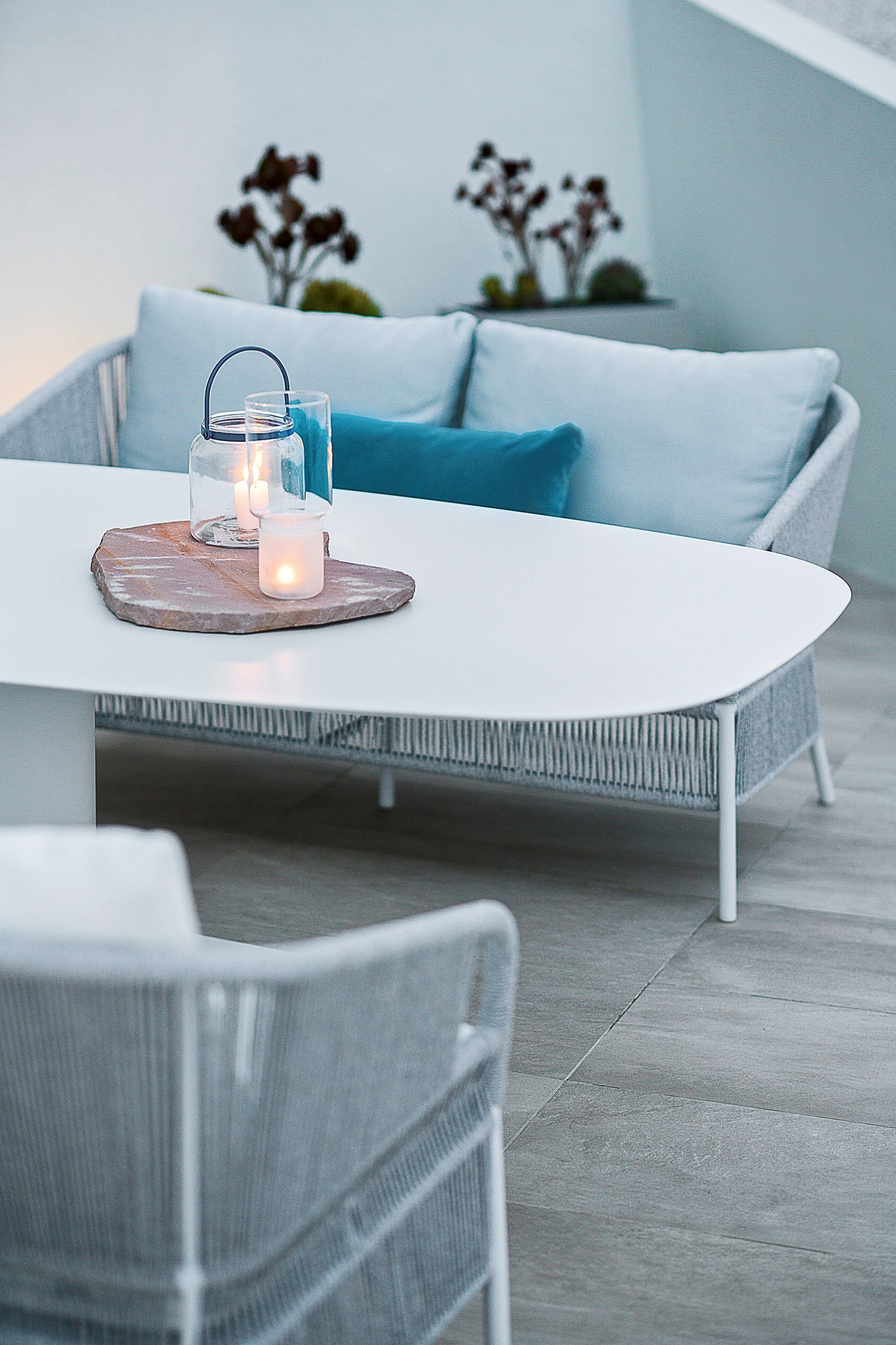 Стальной овальный садовый стол Varaschin ARCH-00041607 - Вид №1