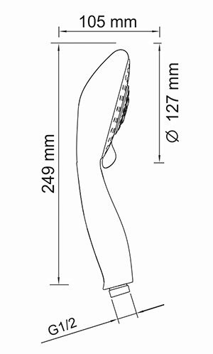 A003 Лейка 5-функциональная WasserKRAFT  - Вид №6