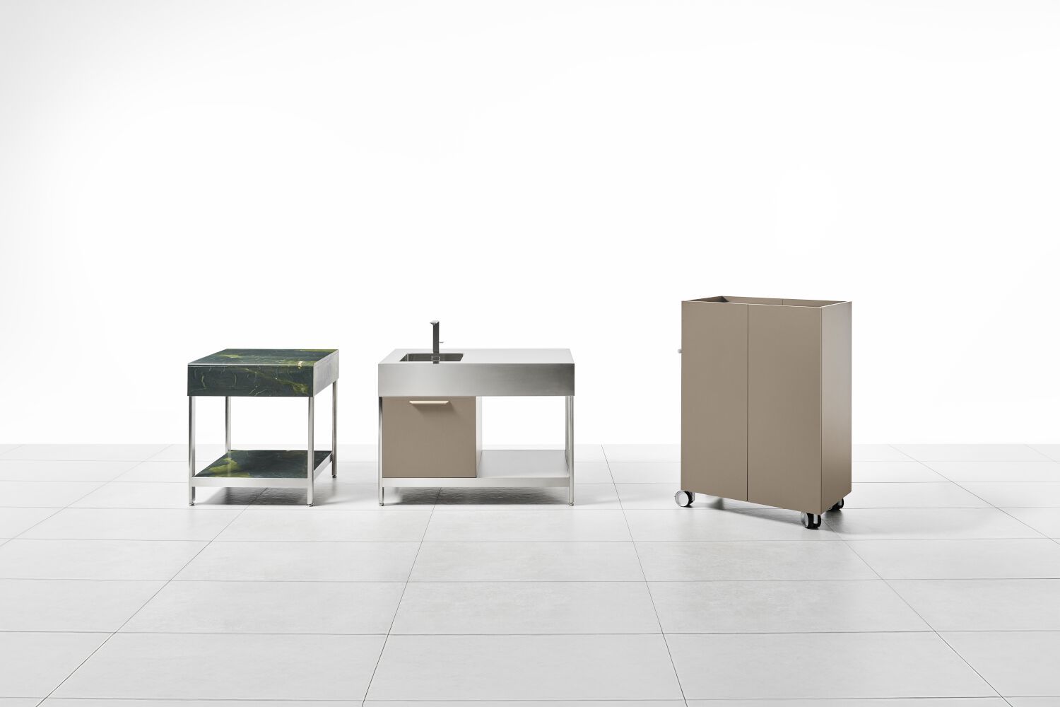 Металлическая уличная тележка для еды Copatlife Outdoor ARCH-00105480 - Вид №3