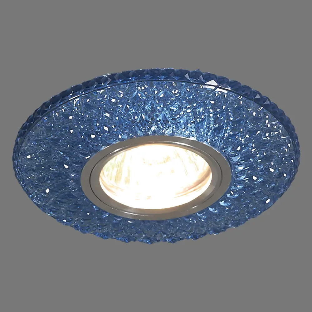Светильник точечный встраиваемый S333 BL/WH 65 мм, 2.5 м², цвет голубой Ambrella light STLM-2062388 - Вид №2