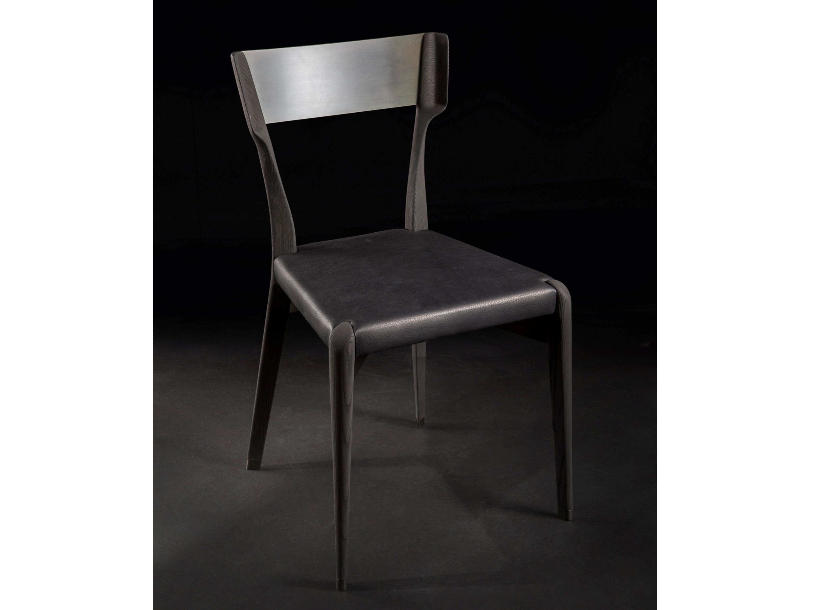 Деревянный стул с кожаным сиденьем Henge CHAIR-VA 48 ARCH-00045330 - Вид №1