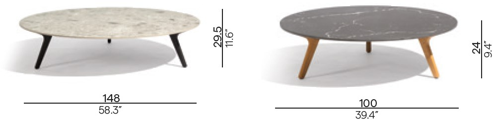 MANUTTI Керамический садовый стол Torsa sun-id-1449274 - Вид №3