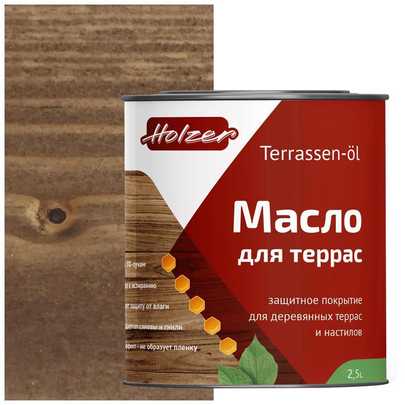 90407809 Масло для террас Mterras25Tikovoe цвет тик 2.5 л STLM-0218209 HOLZER