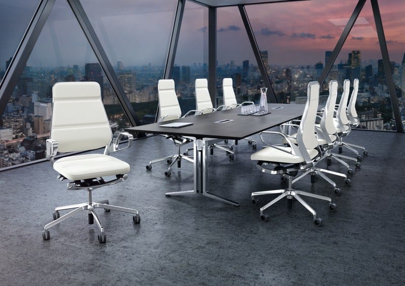 5-спицевое кожаное вращающееся офисное кресло König Neurath AURAY ARCH-00081027 - Вид №2