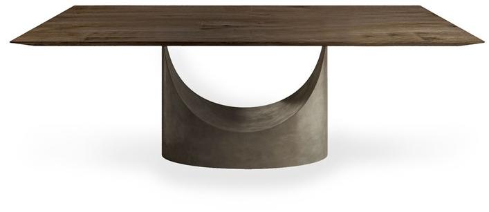 Lago Стол с металлическим основанием и деревянной столешницей sun-id-1409943 - Вид №1