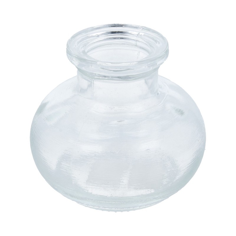 1525 Заготовка для декорирования Ваза малая декоративная "Кэйдис" стекло d 9 см х 10.2 см Эвис 