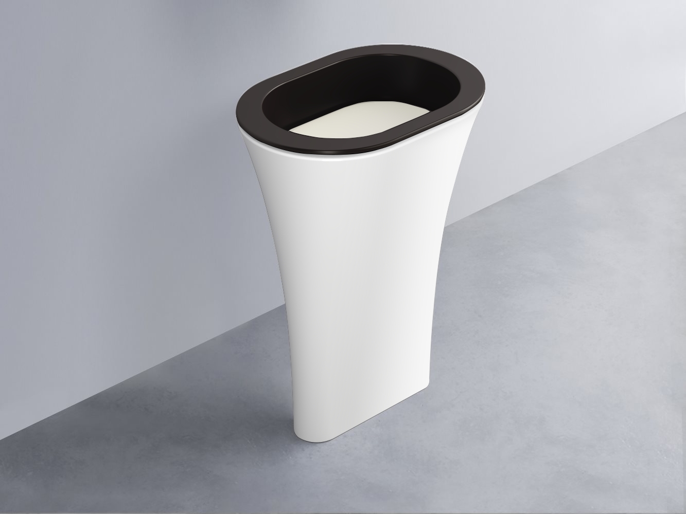 AMLA65-LV+AMPILO-TL+AMCOLO-BL Раковина Amedeo Ovale отдельностоящая cielo Enjoy + Amedeo Ceramica Cielo