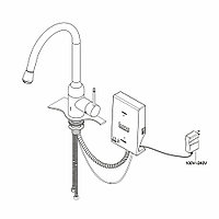 SKN-O3-04-SN Смеситель-озонатор  Kona Ozone с вытяжным носиком, высокий излив Konaozone  - Вид №10