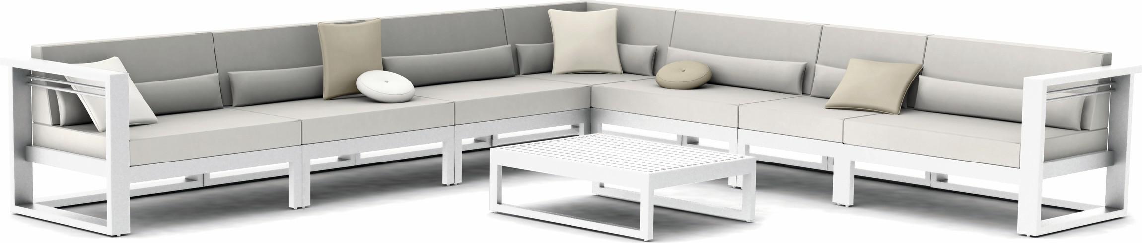 MNST202 Concept 2 белый текстиль белый Manutti Fuse