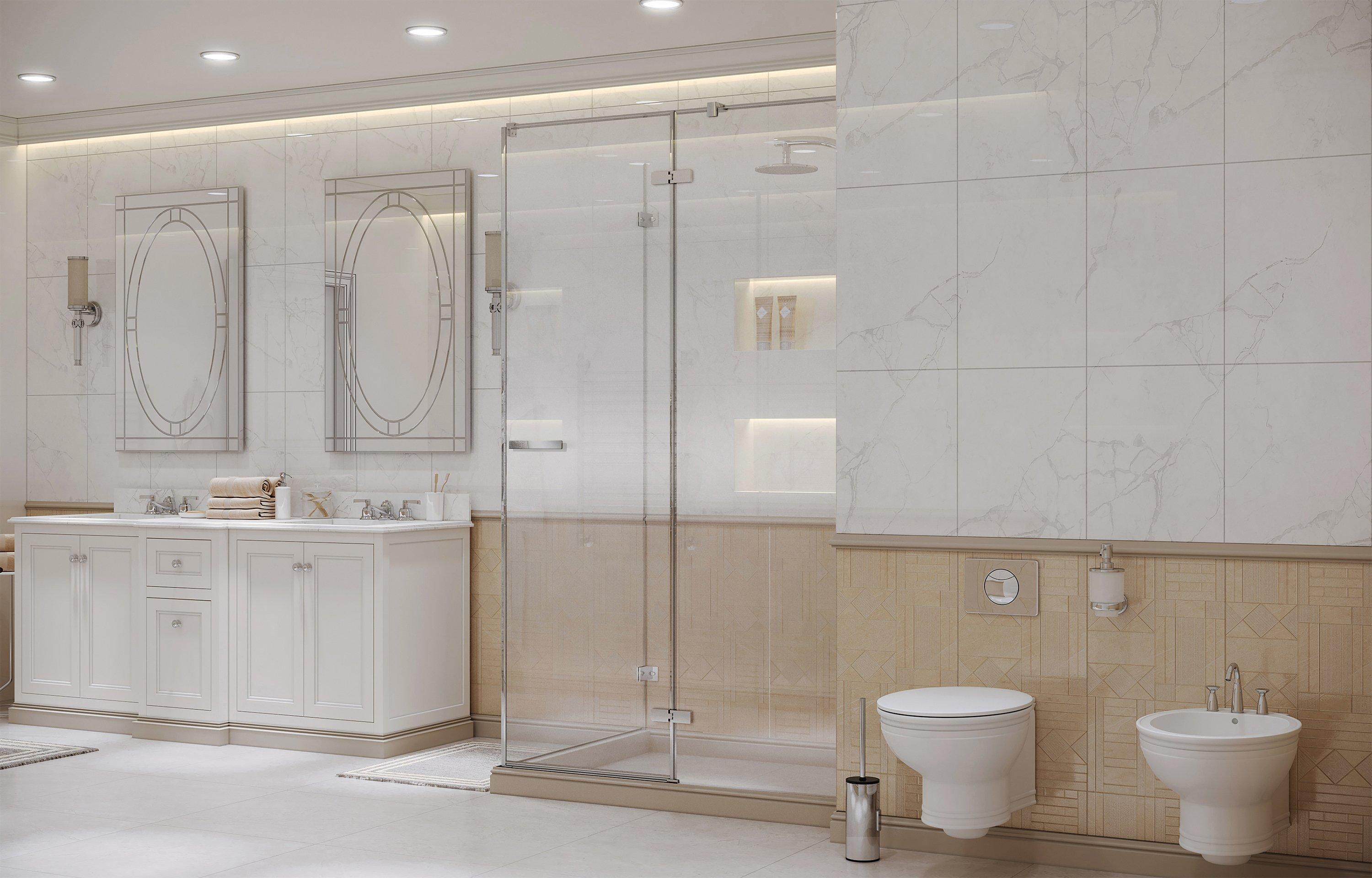 Душевое ограждение Ambassador Abner 10011104R (1200x900x2000), 1 место  - Вид №2