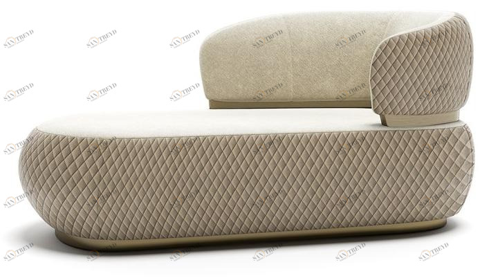 Capital Collection Мягкая кушетка из ткани Bon ton sun-id-1434451