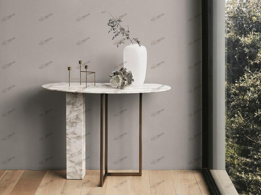 Meridiani Консоль-полумесяц из мрамора Edition shine sun-id-1347182