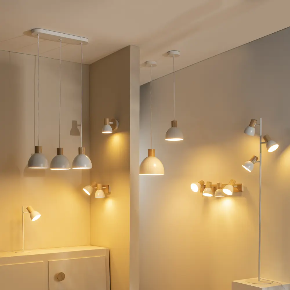 Подвесной светильник INSPIRE Venosa с деревянными акцентами 82908105 STLM-0037796 - Вид №5