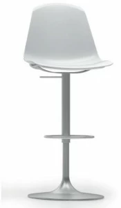 Luxy Вращающееся кресло из полипропилена с подставкой для ног Epoca