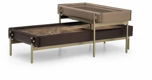 Aston Martin Прямоугольный журнальный столик из мрамора эрамоза