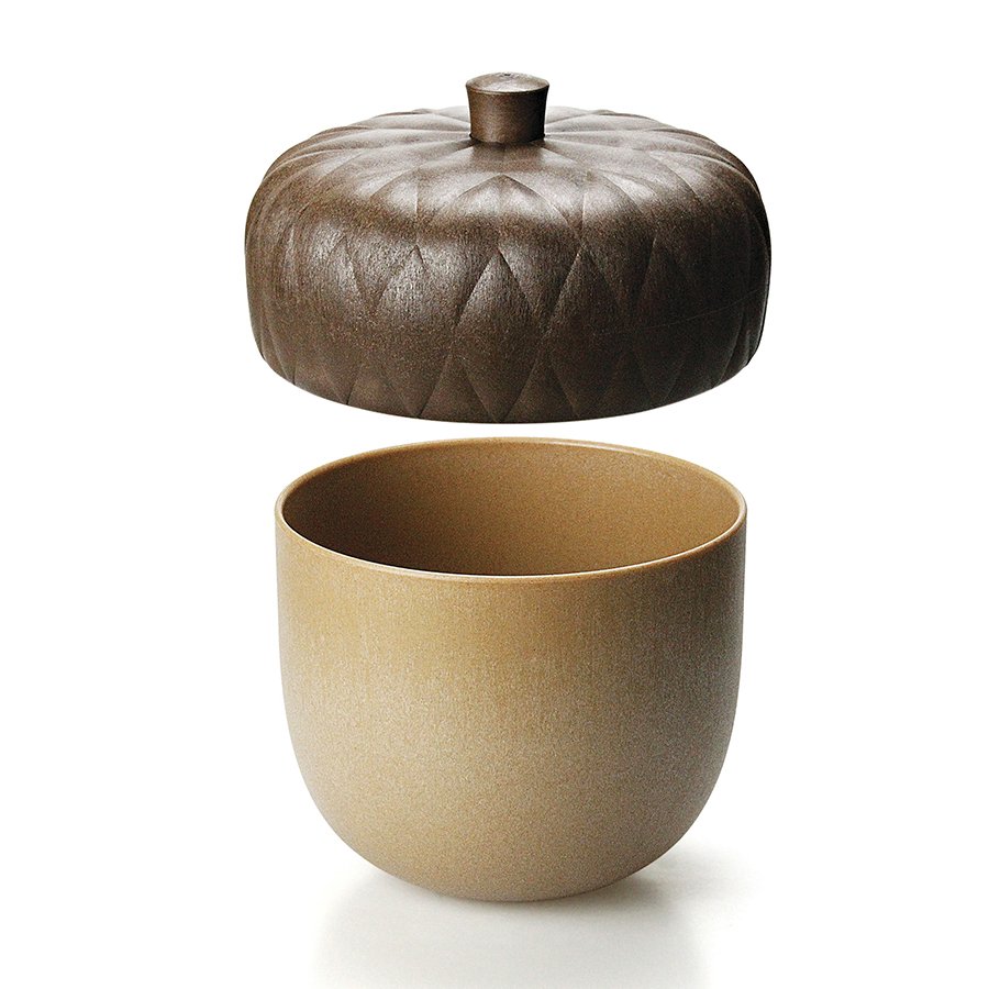 Банка с крышкой коричневая Acorntainer QUALY  00-3872111 Коричневый  - Вид №1