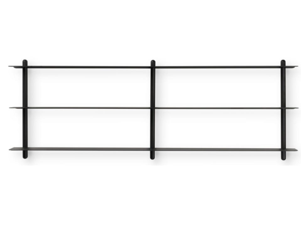 Стальной и деревянный настенный книжный шкаф Gejst Nivo ARCH-00121886