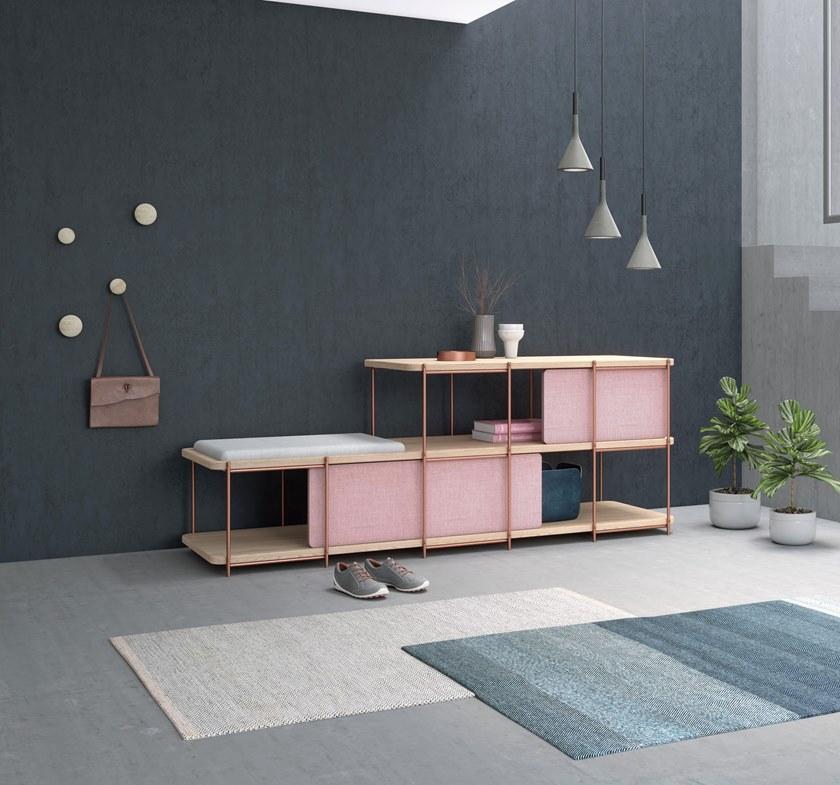 Momocca Самонесущий двухсторонний книжный шкаф Julia Ja01 - Вид №3