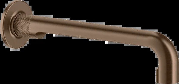 Носик для умывальника 58101 708 Gessi Inciso МЕДНЫЙ МАТОВЫЙ PVD