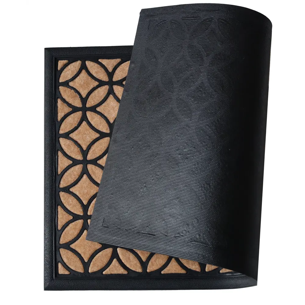 Коврик грязезащитный полиэстер Bali A1 45x75 см цвет бежевый Santreyd STLM-2168030 - Вид №2