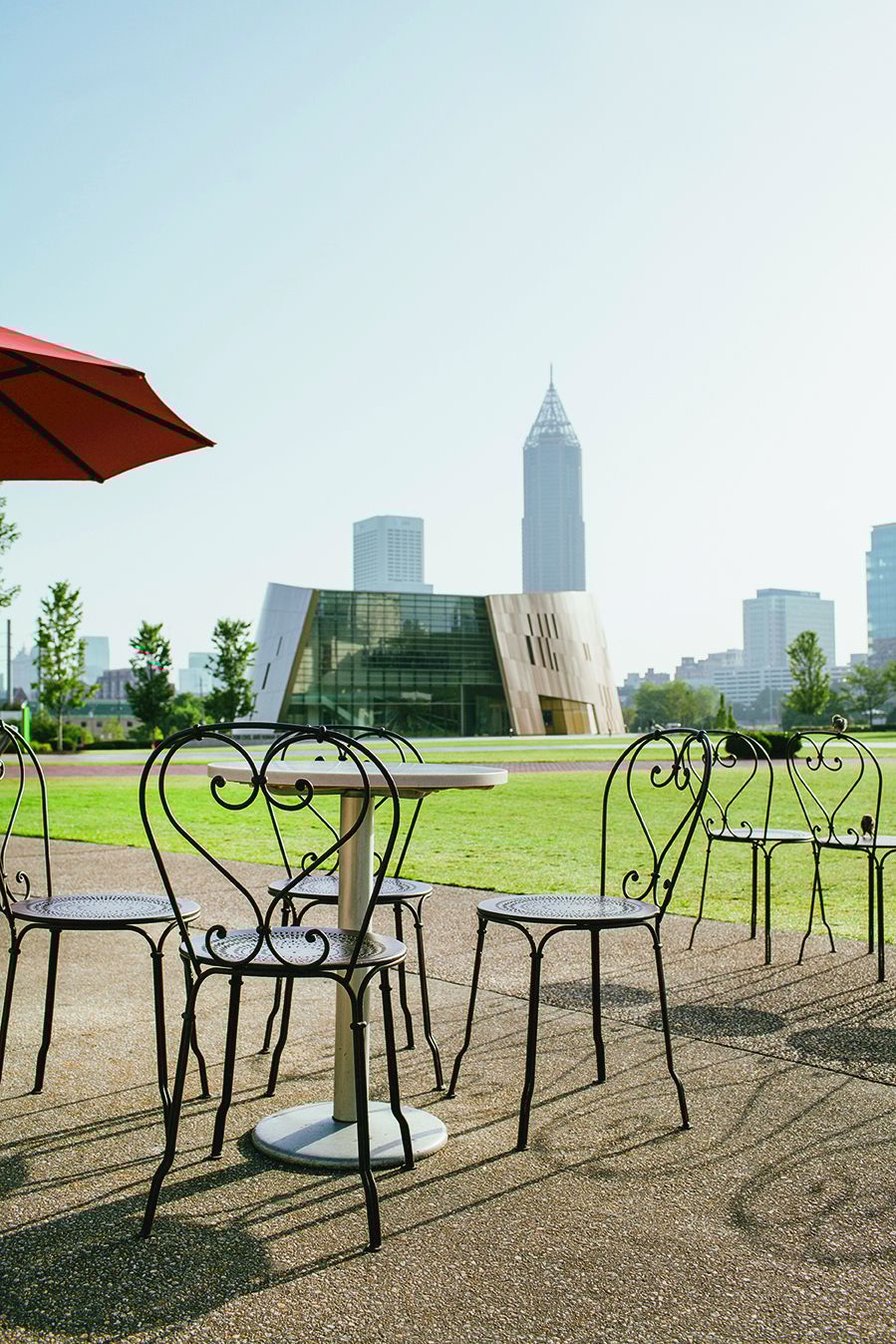 Стальной садовый стул с подлокотниками Fermob 1900 ARCH-00117543 - Вид №9