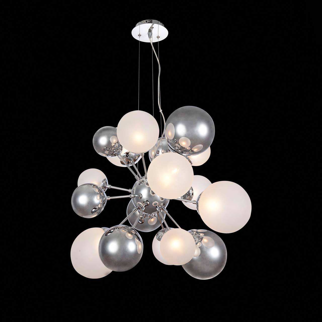 Подвесная люстра ST Luce SL535.153.10 ST LUCE ДИЗАЙНЕРСКИЕ, ШАР 057941 Хром  - Вид №1