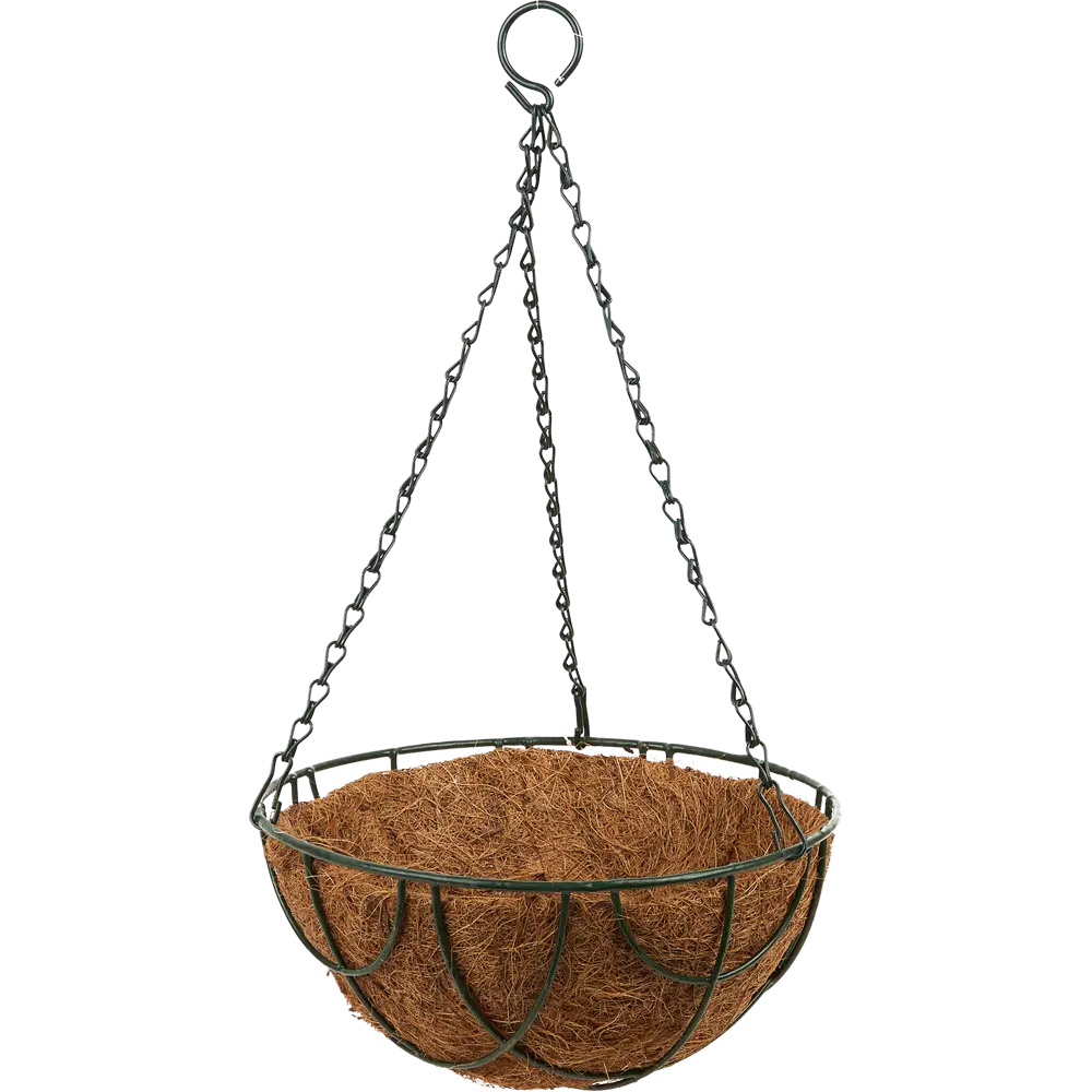 GARDEN SHOW Кашпо-сфера с кокосовым вкладышем для живых растений 83665714 STLM-0043190