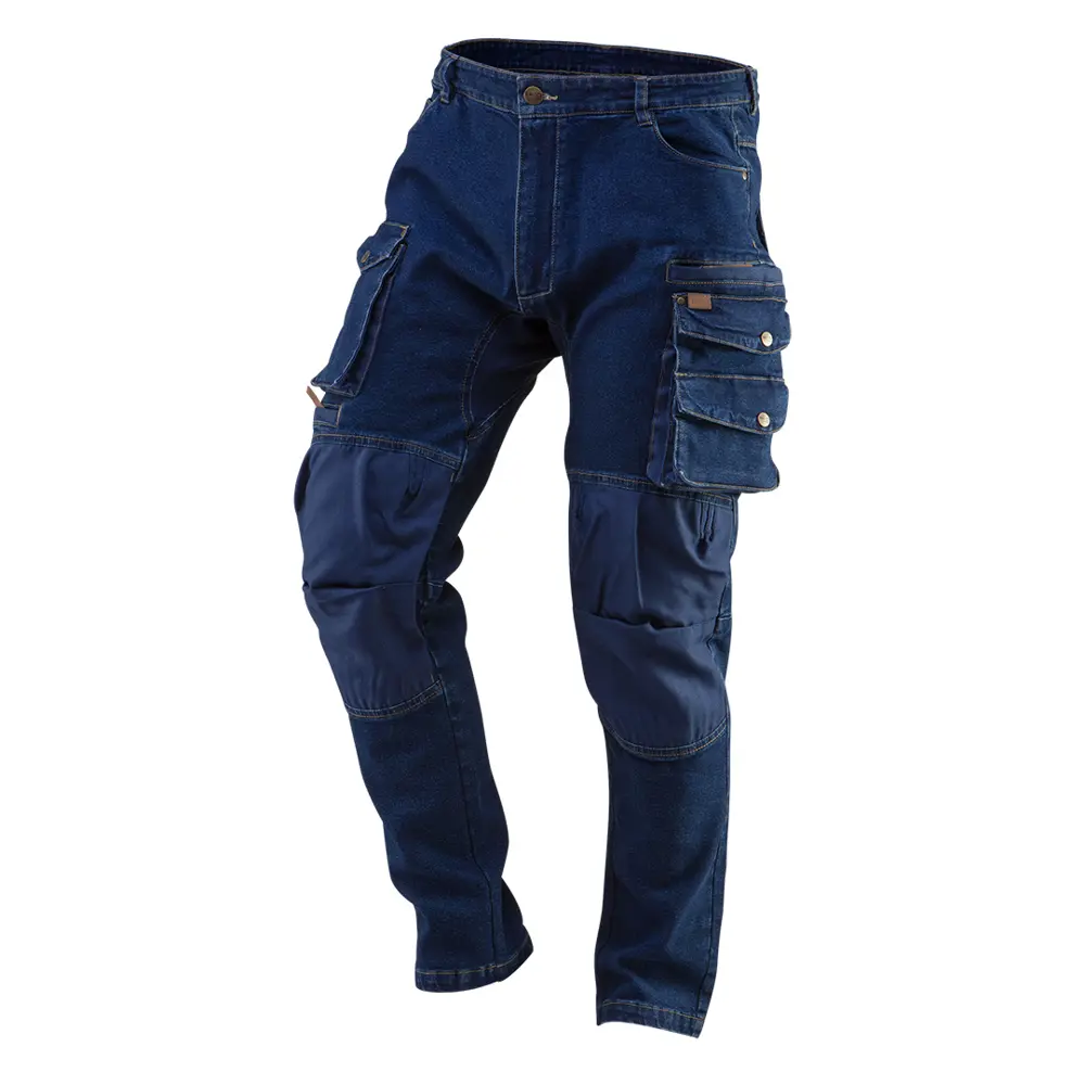 Брюки рабочие с усилением колена Neo Tools Denim синие размер XXXL рост 190-193 STLM-2103312