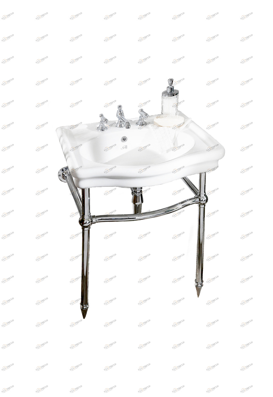 Напольная раковина стоящая овальная Gentry Home Coventry sun-id-1075228