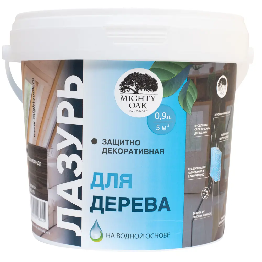 MIGHTY OAK Лазурь для дерева Палисандр - защита и декор 83742281 STLM-0044224 - Вид №1