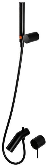 JUSTIME Смеситель для ванны настенный с ручным душем Lucky 7 6777-x4-81ma - Вид №1