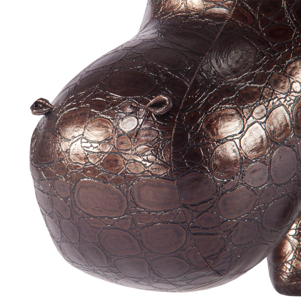 74128 Банкетка Пуф Бегемот средний Шоколад BOGACHO 4627138152607 - Вид №2