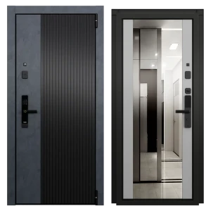 Входная дверь TOREX Протон Скай 95×205 см правая ферро с зеркалом 89437237