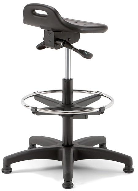 Linea Fabbrica Офисный стул с 5 спицами из полиуретана с подставкой для ног Smile sun-id-1375536 - Вид №1