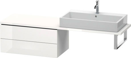 LC582902121 L-Cube Шкафчик для компактной консоли Орех темный декор Duravit - Вид №2