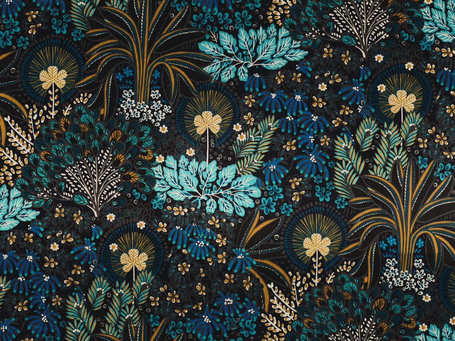 Моющаяся ткань с цветочным рисунком Casamance Opium ARCH-00106974